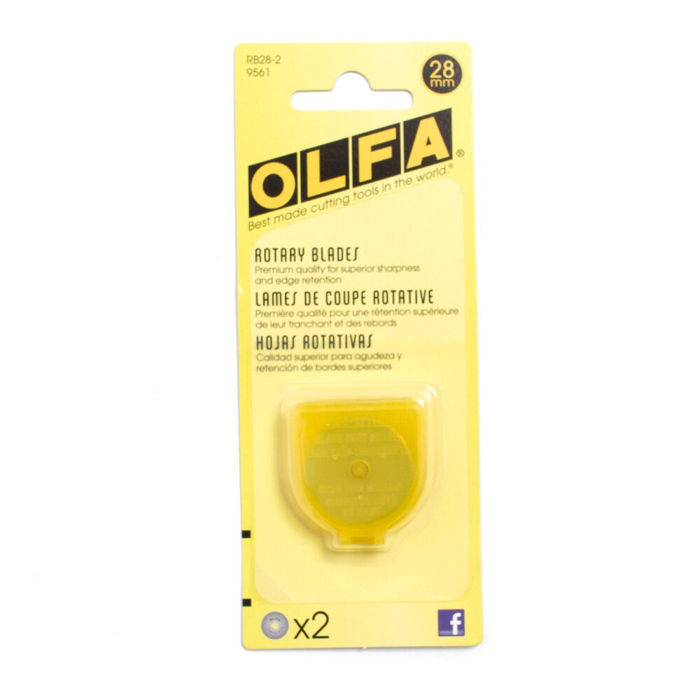 Olfa, Rotary Cutter, Blade, 28mm, 2 Pack